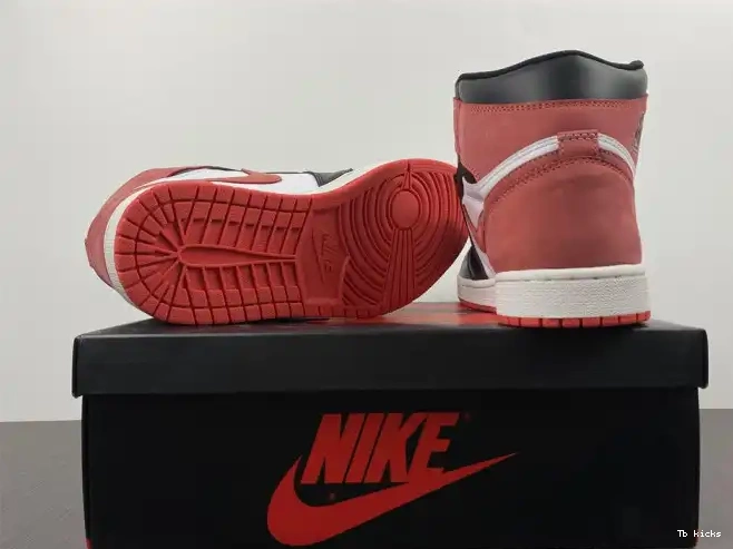 Rep TBK Air Jordan OG Retro 'Track High Red' 1 555088-112 0416